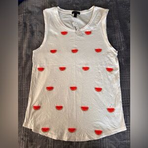 J. Crew Size Medium Watermelon Print Sleeveless Tee